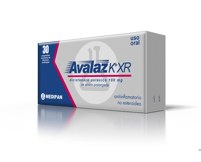 Avalaz K Xr 100x30 Lib Prol Diclof Potasico Farmacia Nacional