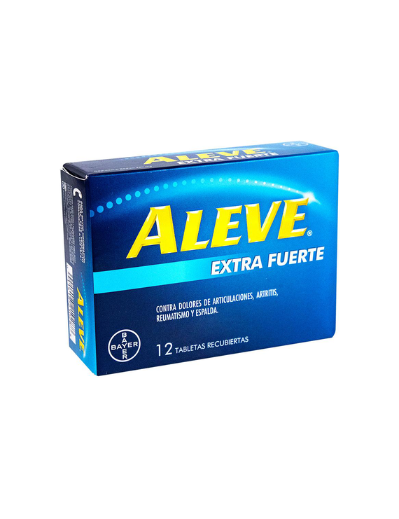 Aleve 220 mg x 12 naproxeno farmacia nacional